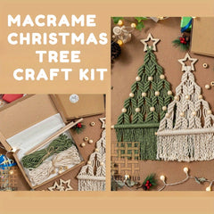 2pcs Woven Christmas Tree DIY Kit Christmas Crafts Gift Kit