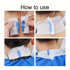 100 Counts Disposable Barber Neck Strip Hairdressing Accessory