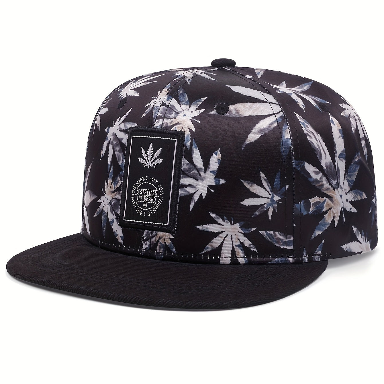 Maple Leaf Embroidery Snapback Hat Red Baseball Cap Hip Hop Unisex Dad Hats