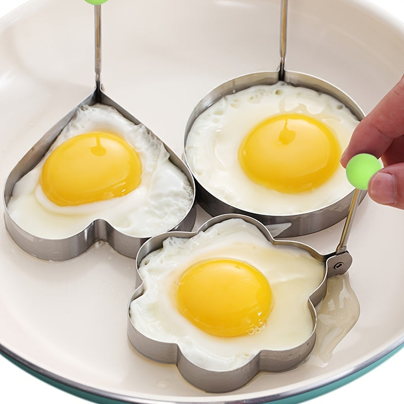 304 Stainless Steel Egg Rings for Perfect Fried Eggs & Omelets