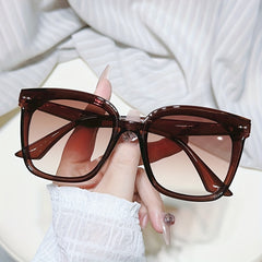 Square Sunglasses Rivet Anti Glare UV400 Sun Shades