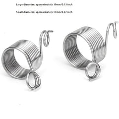 2pcs Stainless Steel Crochet Ring Finger Yarn Guide