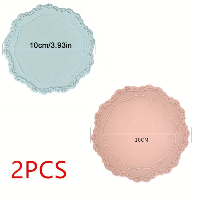 2pcs Silicone Heat Resistant Insulated Pad For Wax Seal