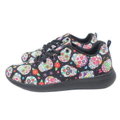 Skull Pattern Lace-up Sneakers for Men