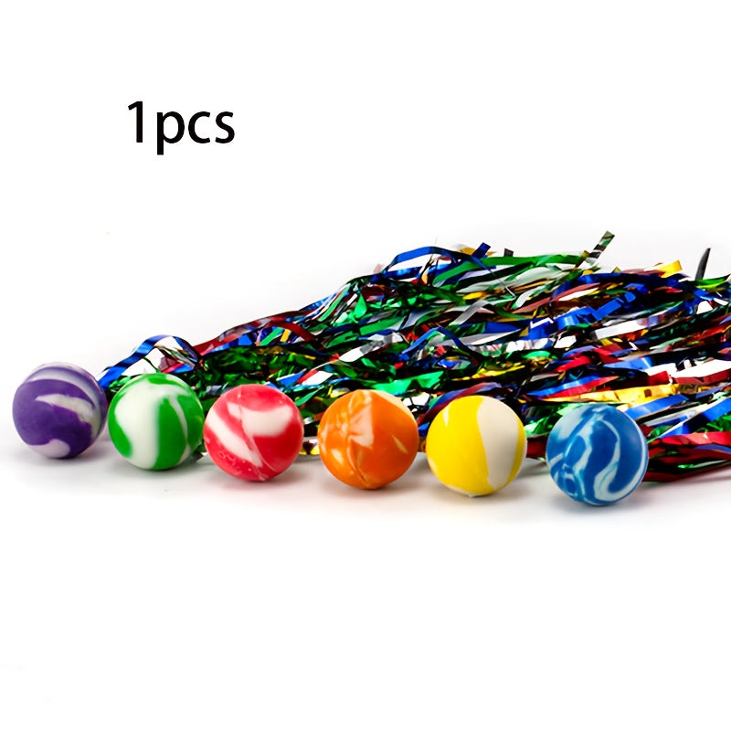 Colorful Streamer Pop Ball Fun Toy Parent Kid Interactive Surprise Gift