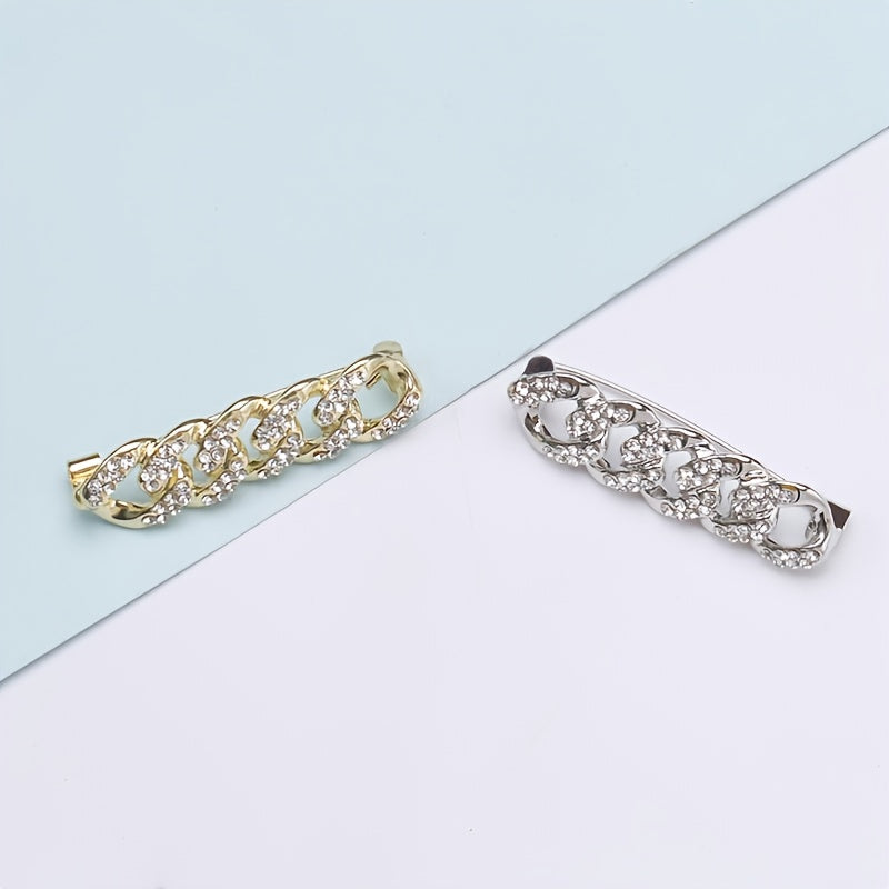 Men's Rhinestone Alloy Pin
