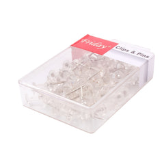 Transparent Pegs 50ct Plastic Box Cork Board I beam Pegs Painting Pegs
