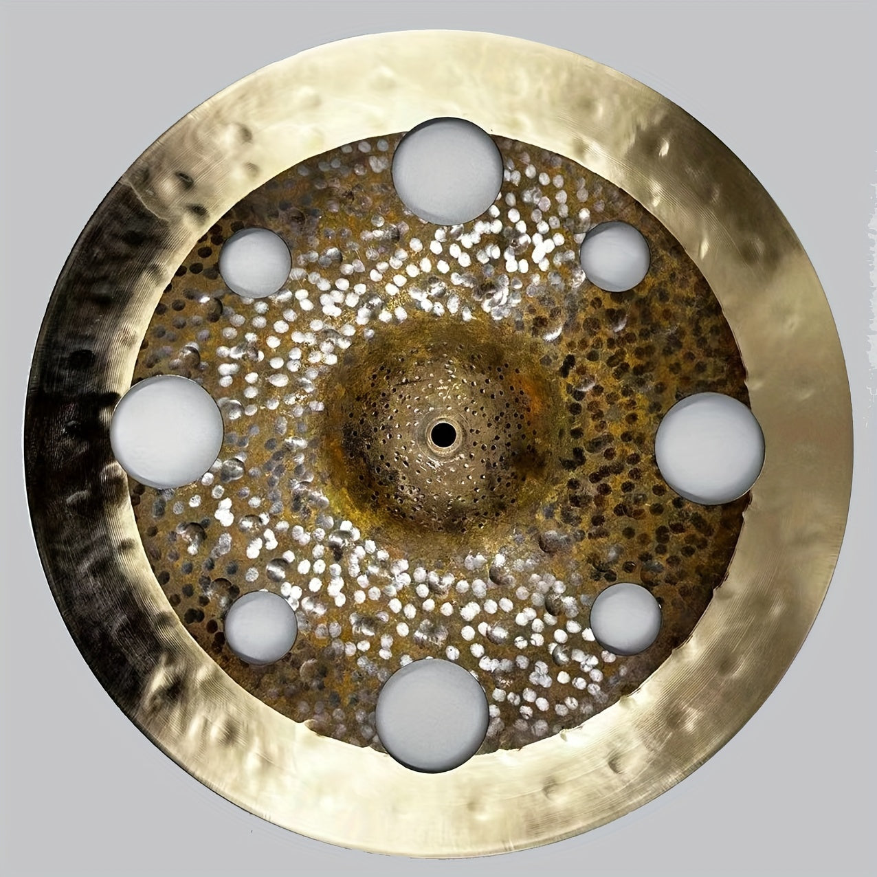 Hand Hammered B20 Bronze 45 Dual Trash Crash Cymbals