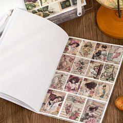 Washi Plant Themed Sticker Book for DIY Crafts and Scrapbooking