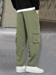 Men's Relaxed Fit Cargo Pants with Pockets
