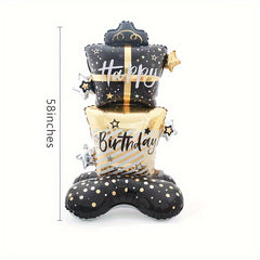 Standing Birthday Cake Balloon Decoration