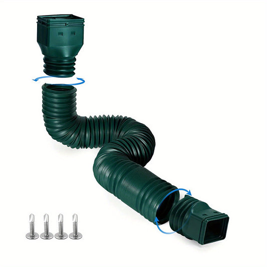 Flexible Rain Downspout Extender Set 20-149 with Screws