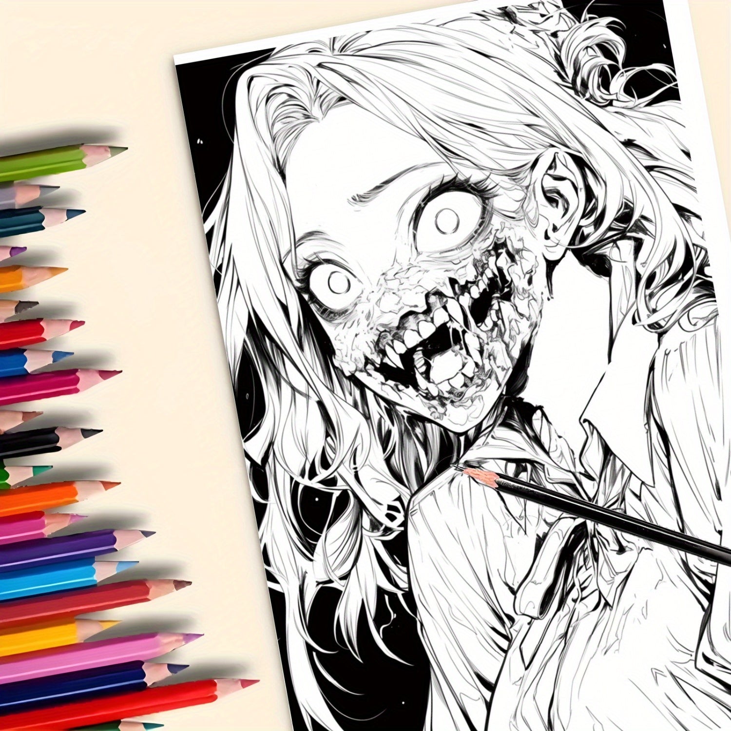 Terrifying Clowns Adult Coloring Book