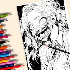 Terrifying Clowns Adult Coloring Book
