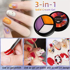 3-Piece Gel Nail Polish Set for Salon Results