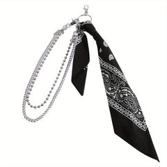 Hipster Layered HipHop Bandana Accessories Keychain