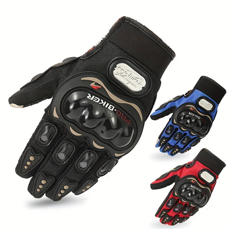 Summer Motorcycle Gloves Hard Knuckle Touchscreen