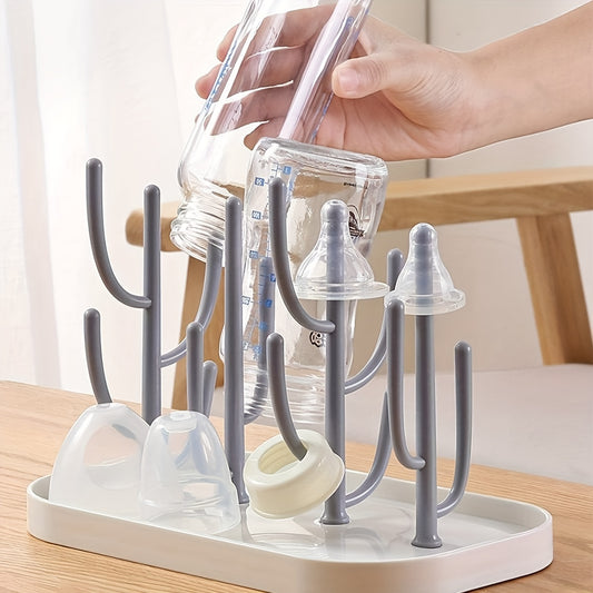 Tree Branch Baby Bottle Drying Rack with Base