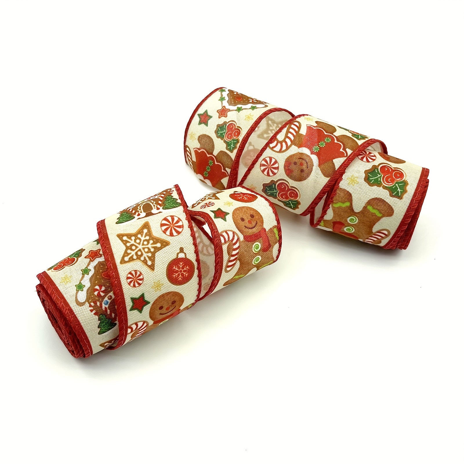 Christmas Ribbon Gingerbread Holiday Decor DIY