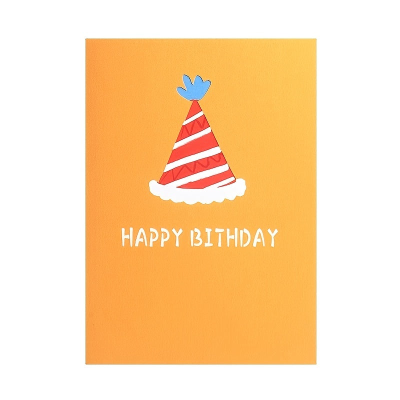 3D Funny Birthday Card Farting Rainbow Cat Kitten Card Greeting Card