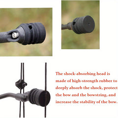 1pc Archery Bow String Stop Suppressor Silencer Stabilizer