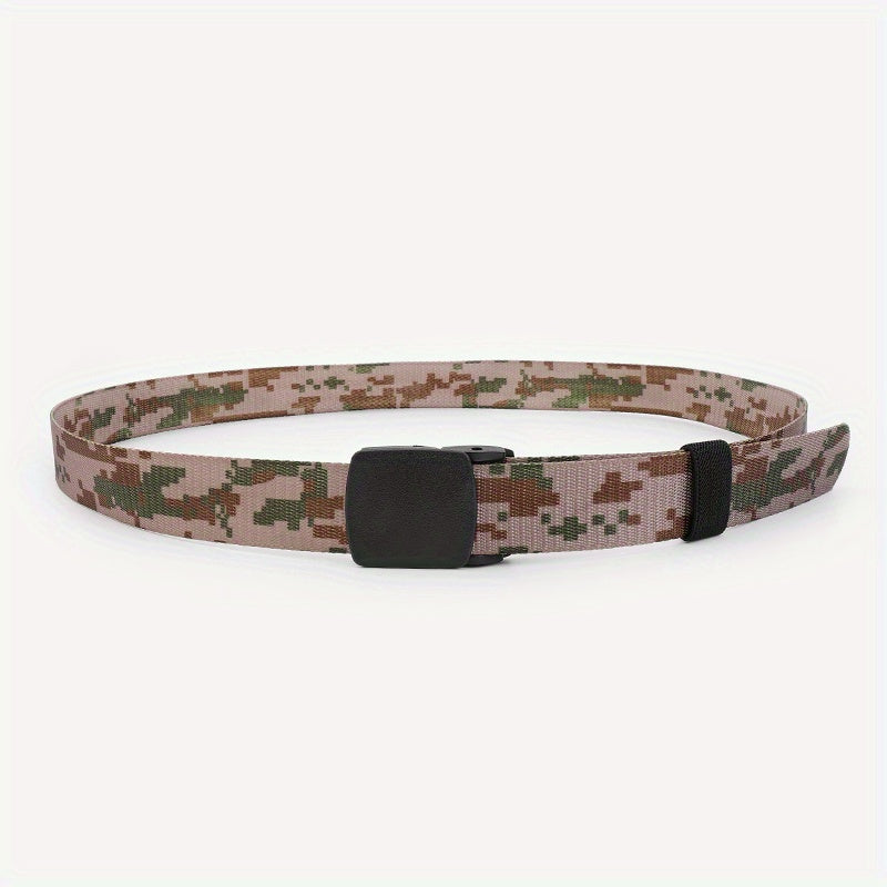 Breathable Nylon Military Tactical Belt No Metal Buckle