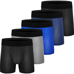 5pcs Boys Quick Dry Boxers Comfortable Sport Underwear
