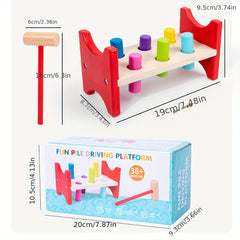 Wooden Pounding Table Educational Toy for Kids