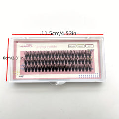 60 Cluster Eyelashes 20D C Curl 10 12 14mm Mixed False Eyelashes DIY