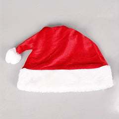 Plush Christmas Hat for Adults and Kids