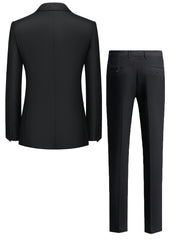 Men's Double Breasted Business Blazer Suit with Pants