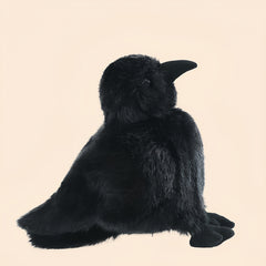 Realistic Crow Stuffed Animal Soft Plush Bird Toy Gift