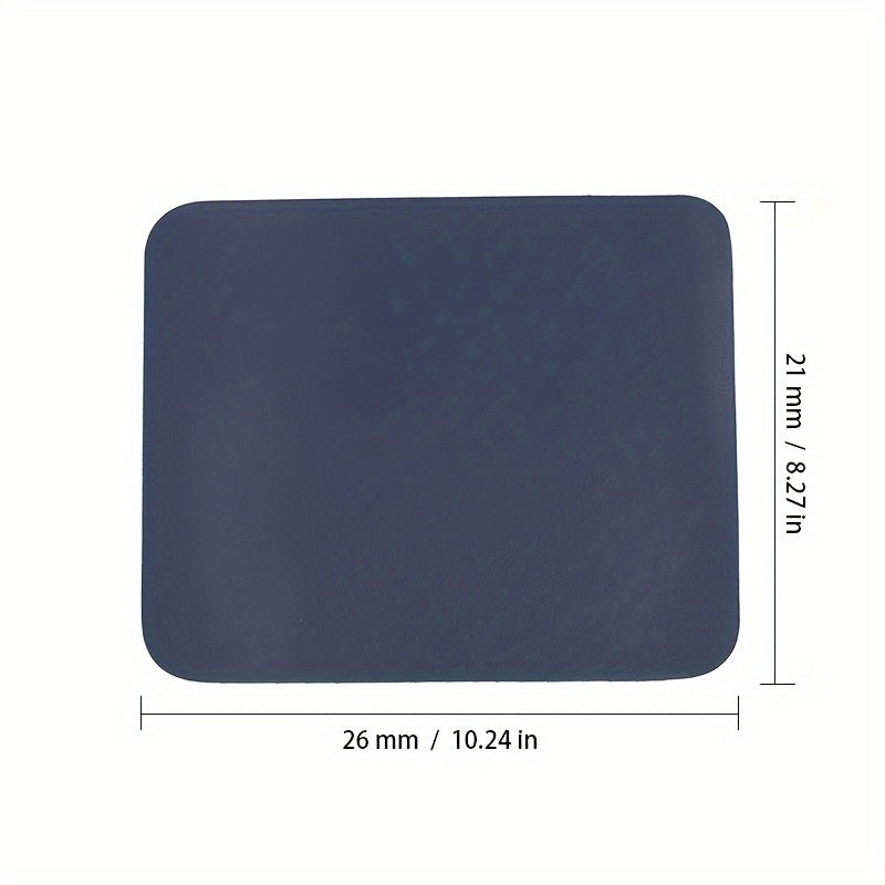 Stylish PU Leather Waterproof Anti-slip Mouse Pad