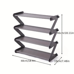 Adjustable Shoe Rack for Hall Closet