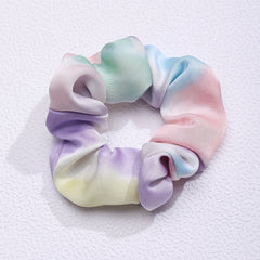 Fabric Large Gradient Scrunchie Hair Tie Hair Accessories