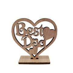 Wooden Pendant Can DIY Keychain Decor Hollow Out Letter Laser Cutting