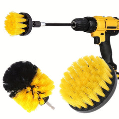 4 Piece Drill Brush Attachment Set Power Scrubber Cleaning Kit