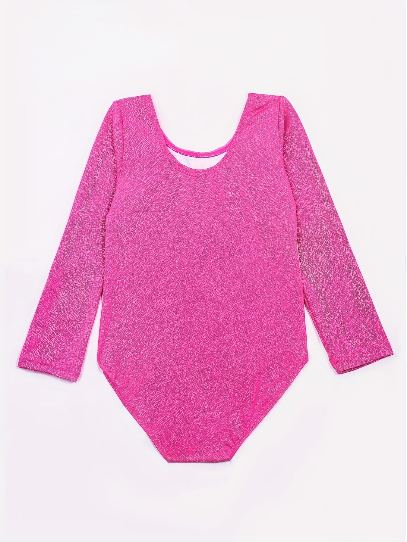 Girls Cartoon Pony & Rainbow Gymnastics Leotard Bodysuit