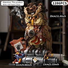 Owl Building Blocks Animal Toy Assembly Model DIY Decoration 1286pcs