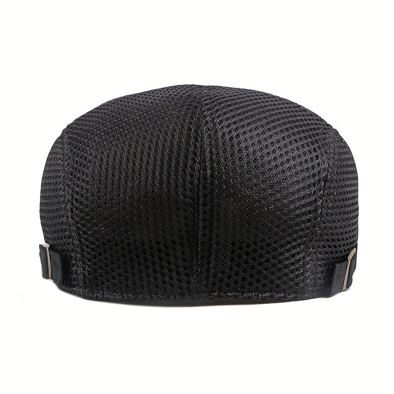 Beret Men's Summer Thin Mesh Breathable Sun Protection Hat