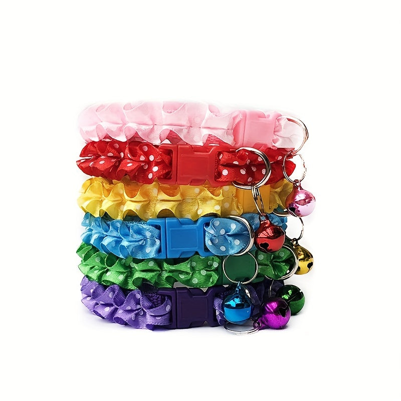Flower Cat Collar with Bell - Small/Medium Kittens, Puppies
