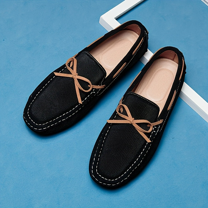 Women's Bowknot Flat Loafers Soft Sole Slip On Shoes
