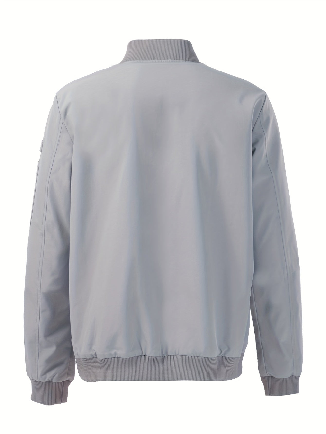 Men's Zipper Baseball Collar Jacket Windproof Waterproof