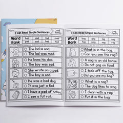 Alphabet Phonics Workbook Kids Ages 3 6 Letter Sound Puzzles