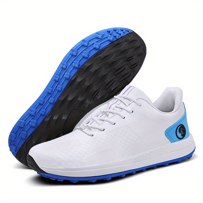 Men's Non Slip Golf Shoes Lace Sports Sneakers