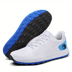 Men's Non Slip Golf Shoes Lace Sports Sneakers