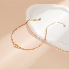 Braided Chain Necklace for Women