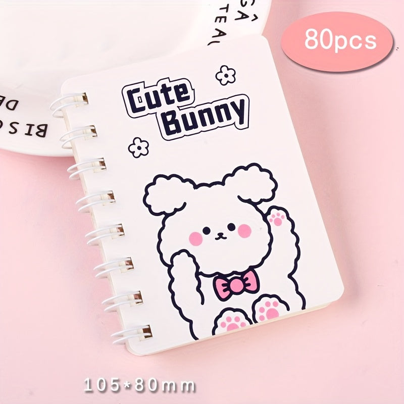 Cartoon Coil Book Mini Portable Student Notebook