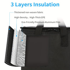 10pcs Supermarket Shopping Storage Bag Insulation Bag for Camping Picnic