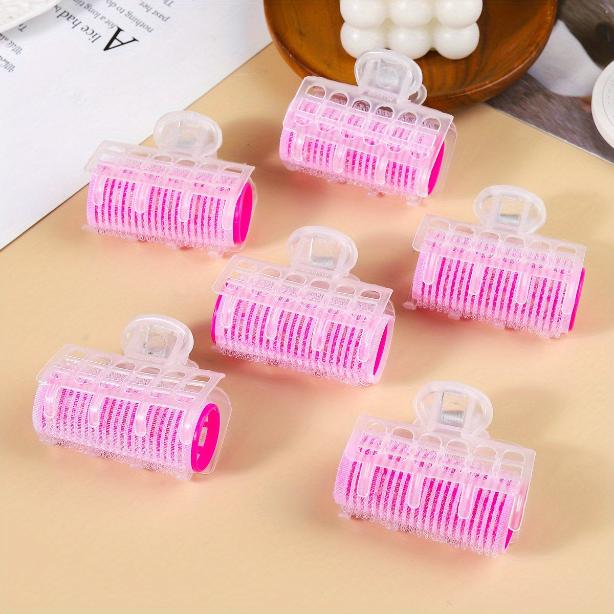 Self Adhesive Hair Rollers for Bangs and Curls, Easy to Use Hair Curling Tool